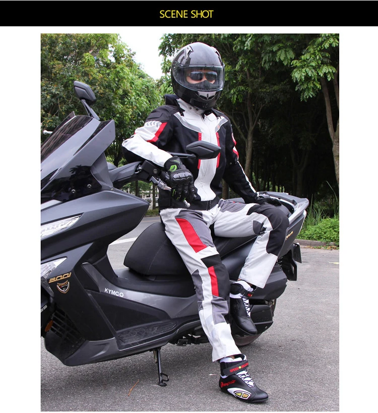 Motorcycle Jacket For Men Textile Motorbike Jacket Racing Suit Biker Riding Jacket CE Approved Waterproof Suit