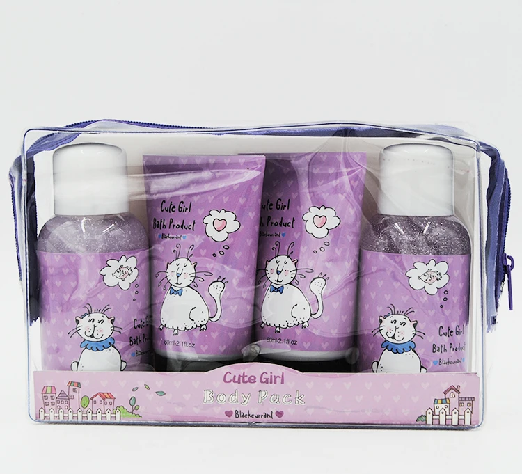Wholesale Cute Moisturizing Skin Soothing Whitening Bath Spa Gift Set for Girls Body