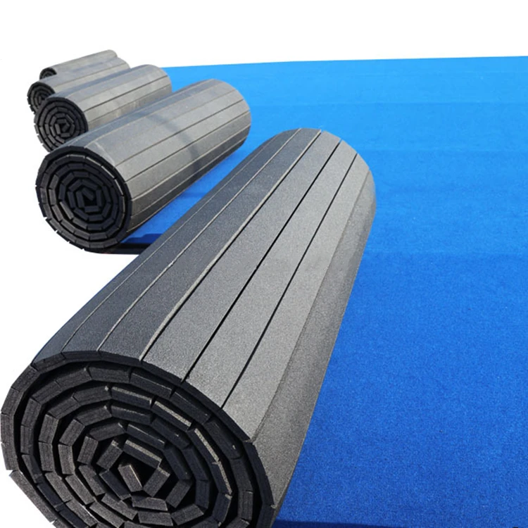 Vinyl Bonded Rolling Up Wrestling Judo Tatami Mat Martial Arts Grappling Rollout Mat for sale