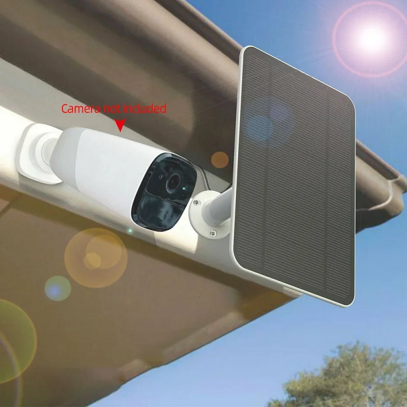 5V 4 Вт солнечная панель для зарядки наблюдения cctv камера на открытом воздухе с низким энергопотреблением охранного панели солнечных батарей