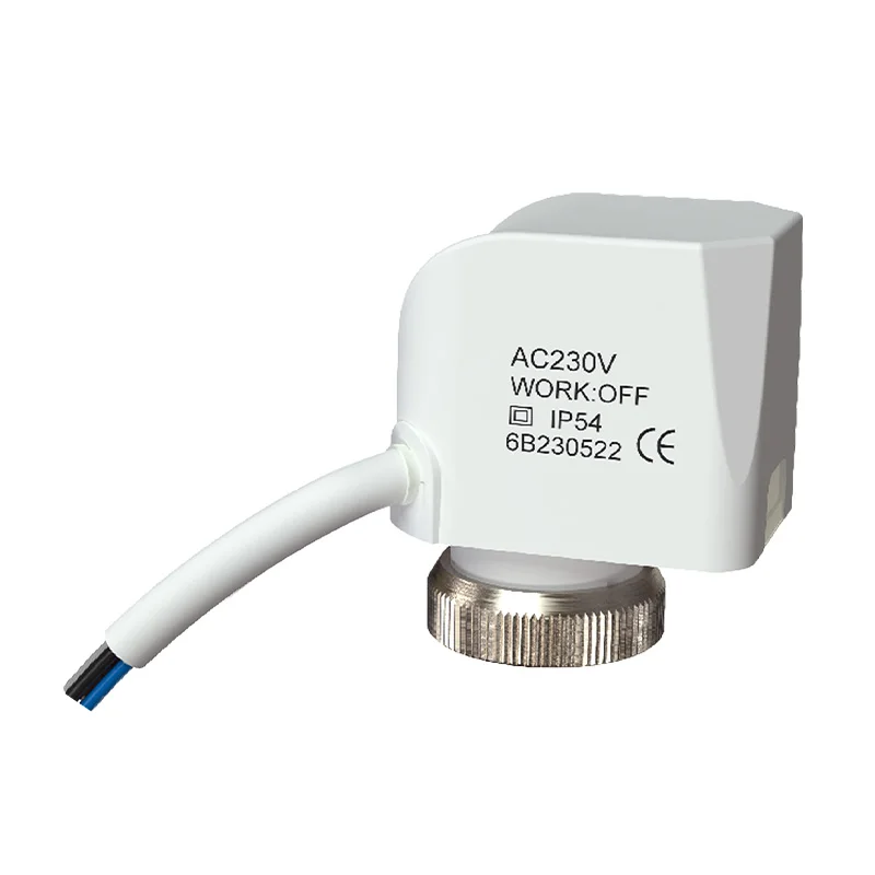 BAIYILUN 4 wire Waterproof under floor heating thermal actuator