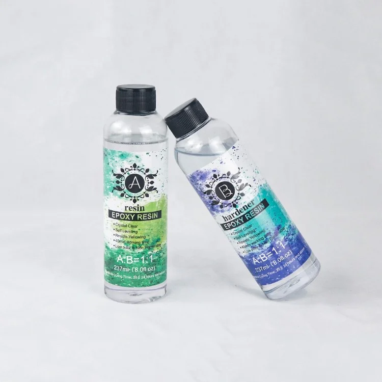 Самая низкая цена 1:1 эпоксидная смола прозрачный AB Клей Прозрачный кристаллический клей комплект с всасывающими полосками смешивающие палочки мерная чашка