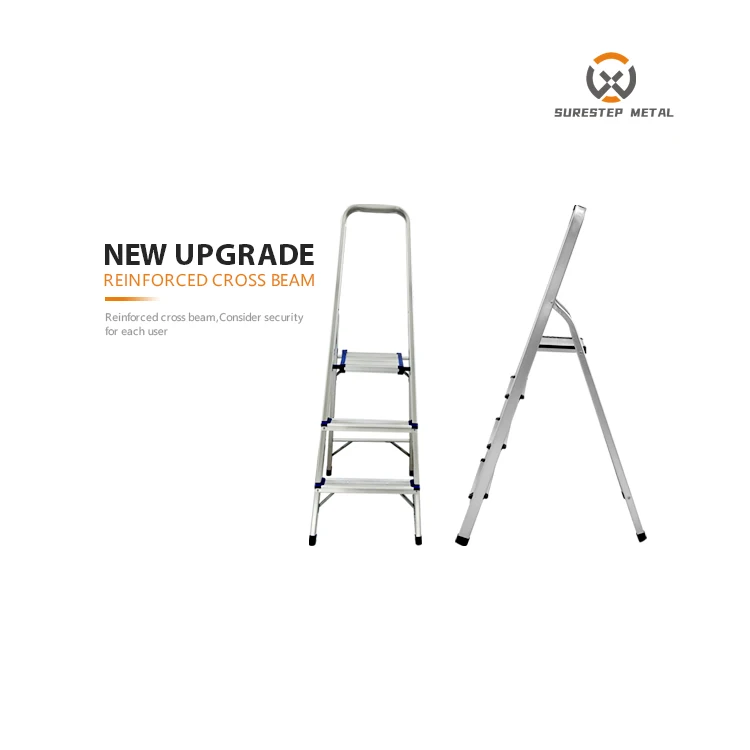 Three Steps Folding Ladder for Home Use Aluminum Step Ladder