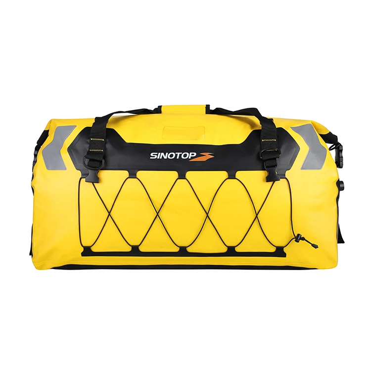 2022 manufacturers custom logo High Quality PVC 90L Large Capacity Waterproof Touring Motorcycle Bags Motorcycle Tail travel bag