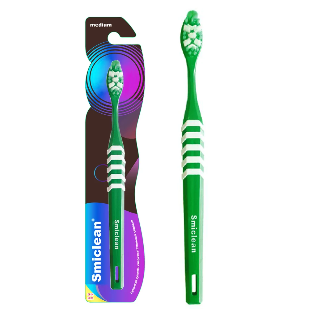 New design gum message tongue clean high quality adult toothbrush