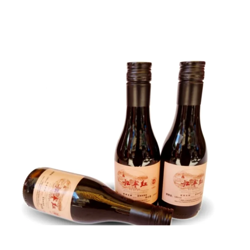 Custom red wine 188ml red wine/mulberry wine sample