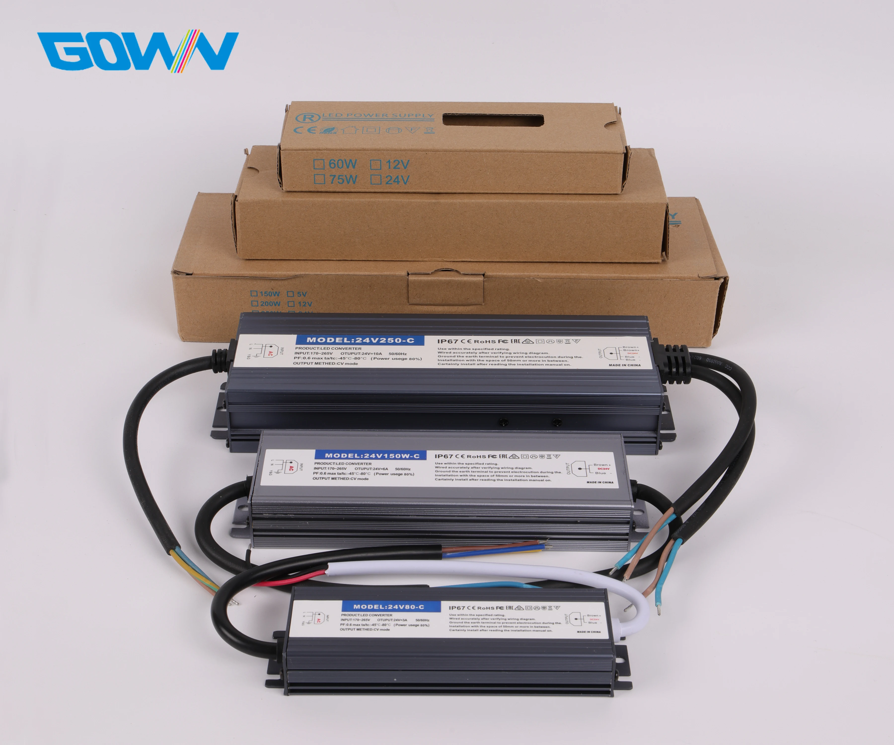 Shenzhen Customize DC 12V 24V AC 110V 220V 60W 80W 100W 150W 200W 300W 400W IP67 waterproof square panel light bulb led driver