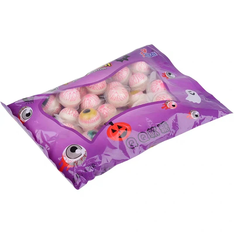
Halloween scary candy eye shape halal marshmallow for kids 