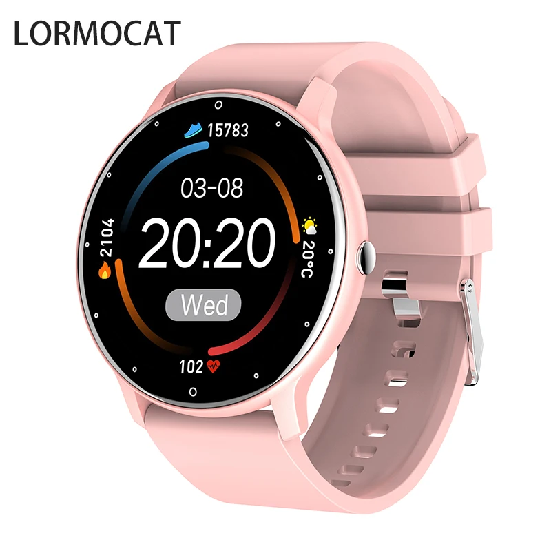 LORMOCAT IP67 Waterproof ZL02D sport Smart Watch Touch Screen Jam tangan pria Compatible IOS And Android Phone ZL02 saat smart