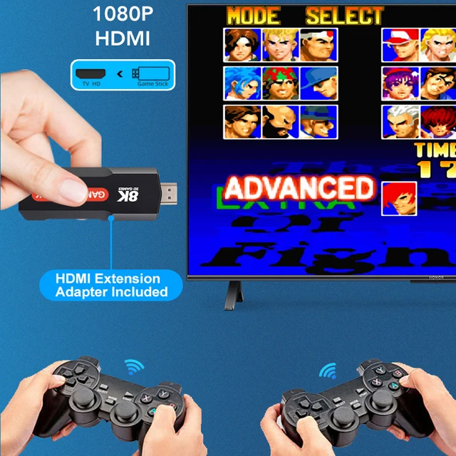 Allwinner H313 HD 8K Game Tv Stick Android TV Game Box Dual System Video Game Consoles