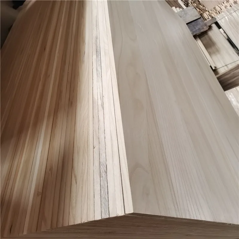 Paulownia wood cross laminated timber