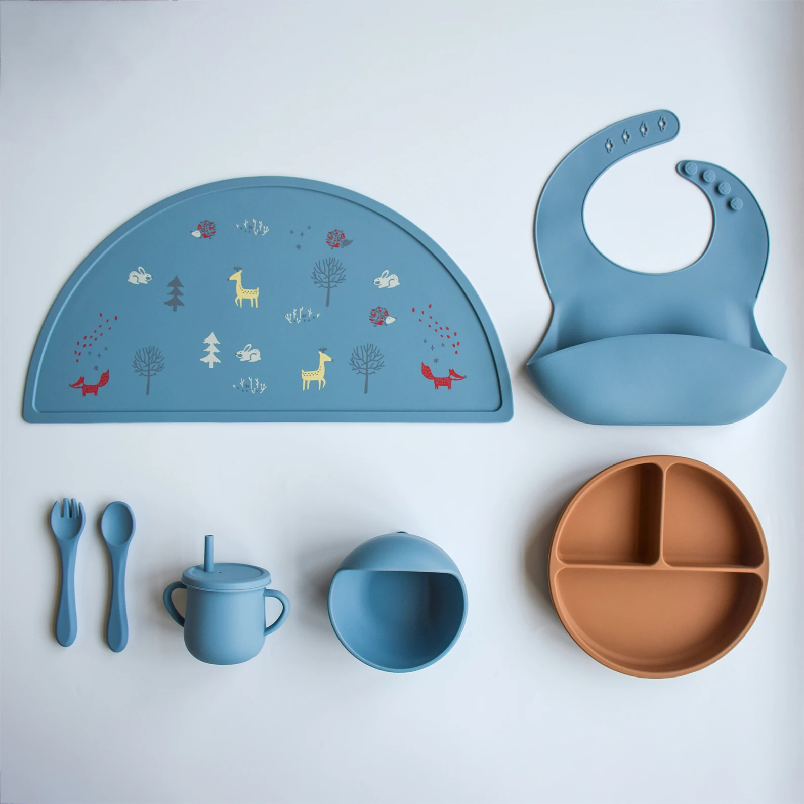 Hot Selling Animal Style Baby Silicone Suction Plate Non-Slip Bowl Feeding Supplies for Kids & Toddlers