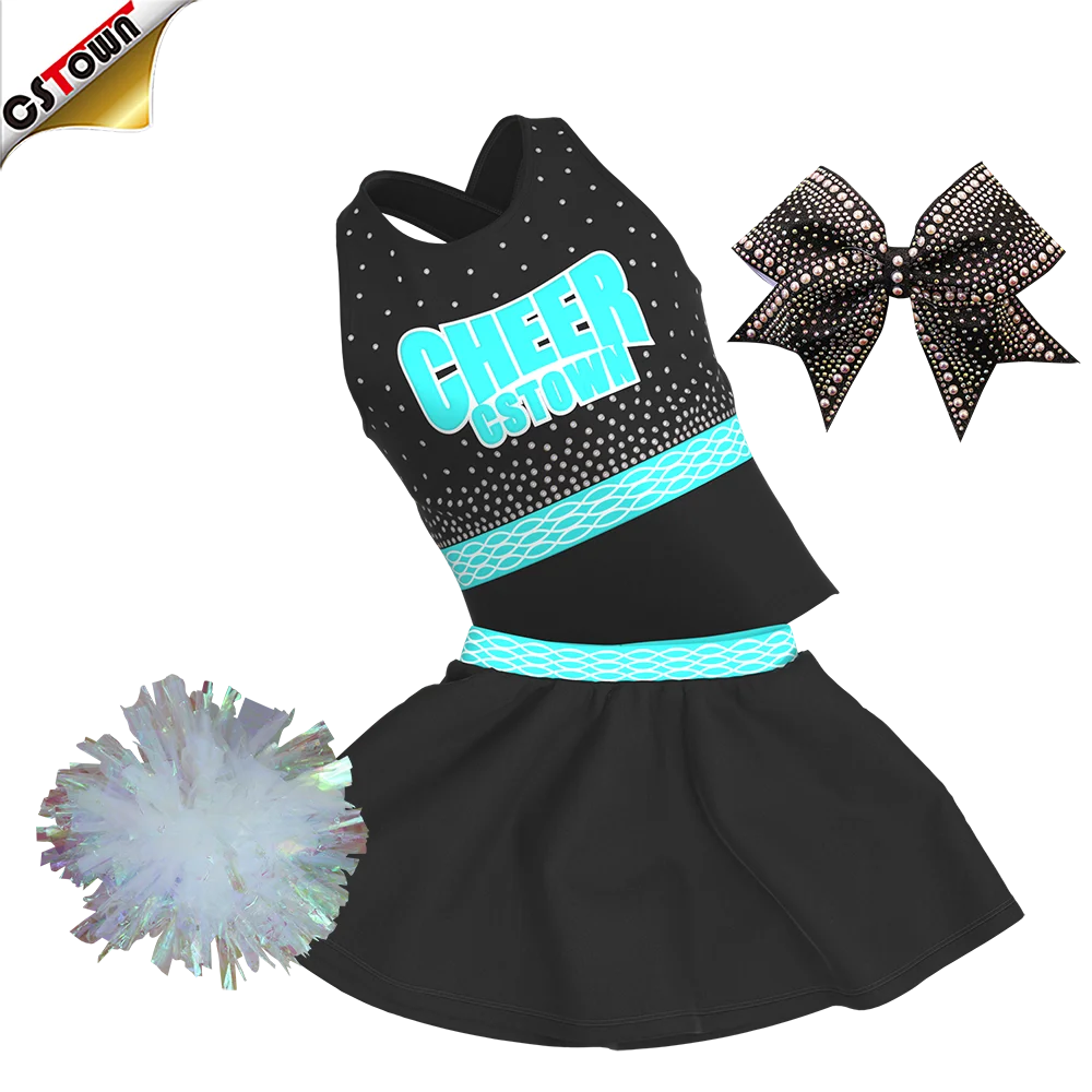 Customs Clearance Kids Cheer Practice Wear Shorts Free Design Practice Cheer Wear