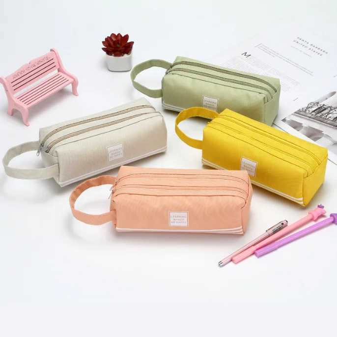 Cheap Portable Pencil Pouch Pen Case Stationery Bag for School Office