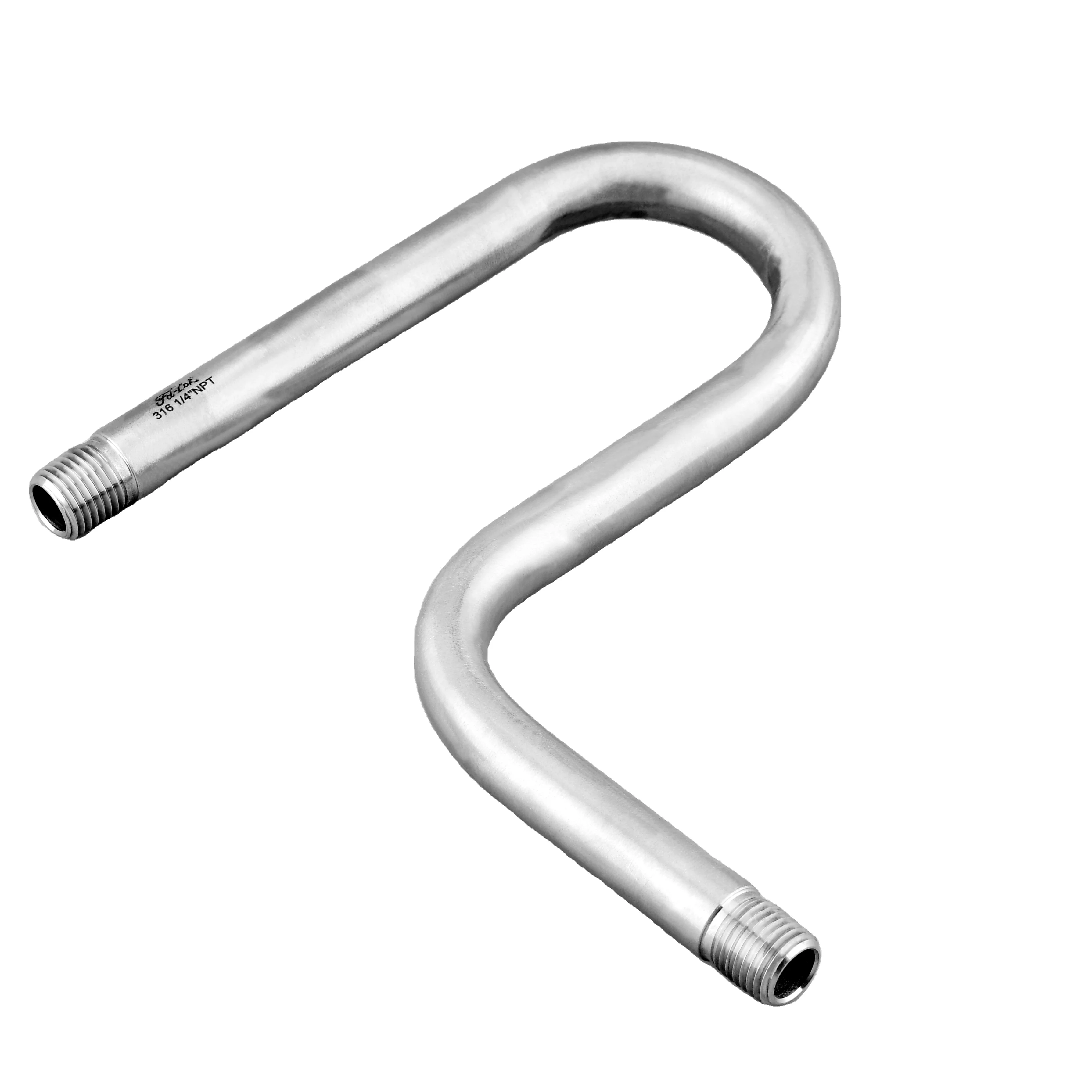 High quality stainless steel  U type syphon tube for pressure gauge