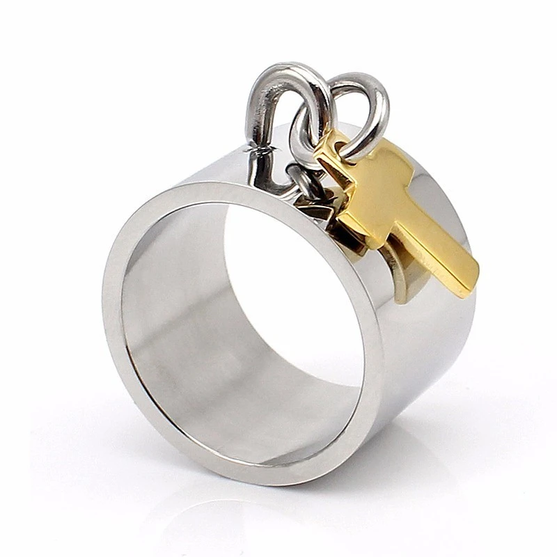 Женское кольцо с крестом из нержавеющей стали подвеской на костяшки распятие для женщин гравировкой настраиваемое