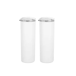 USA warehouse usa vendors free shipping stainless steel double wall white blanks 20 oz sublimation tumbler