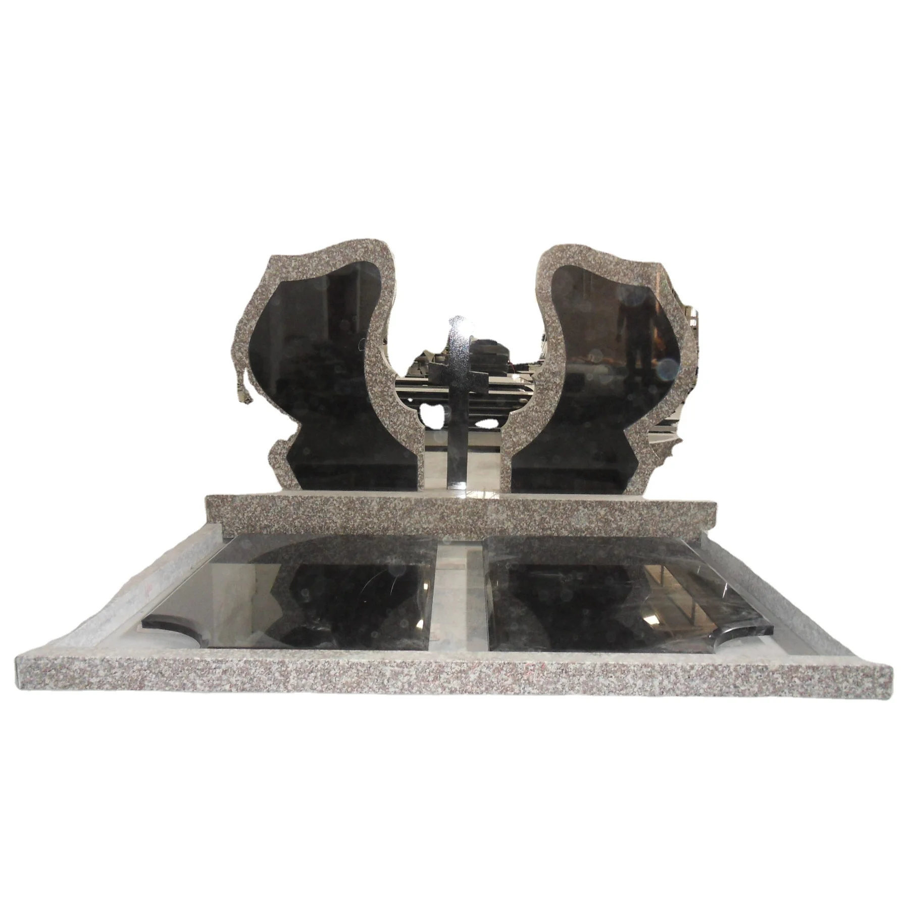 China Factory Customized Granite Tombstone European Monument