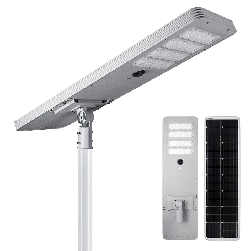 commercial energy saving high lumen 100w all in one solar street light with camera outdoor