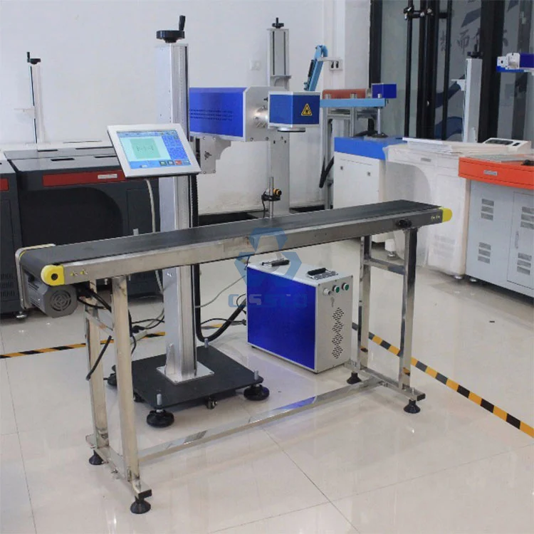 Pvc Plastic Hdpe Pipes And Wires Laser Printer Fiber Flying Laser Marking Machines