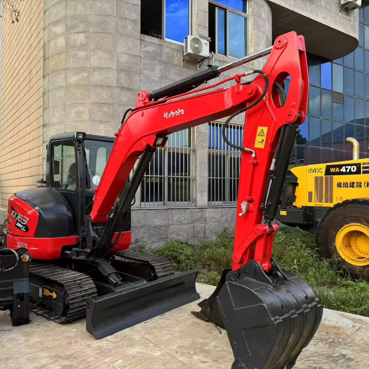 Оригинальный японский Kubota Высокое качество б/у 6ton KX163 мини-экскаватор мини гусеничный экскаватор