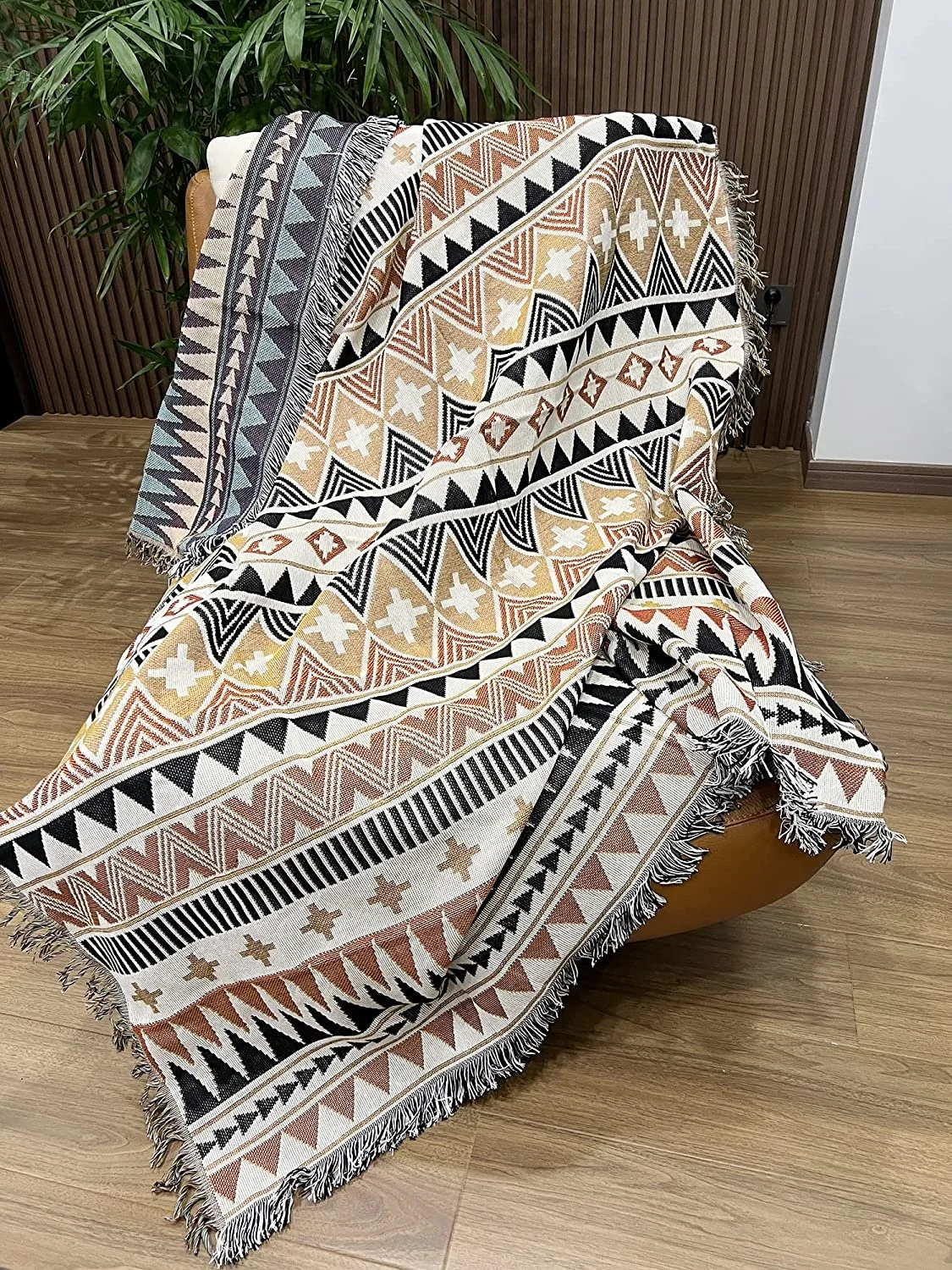 New Design Bohemian Decorative Ethnic Navajo Indian Throw Cover Blanket
