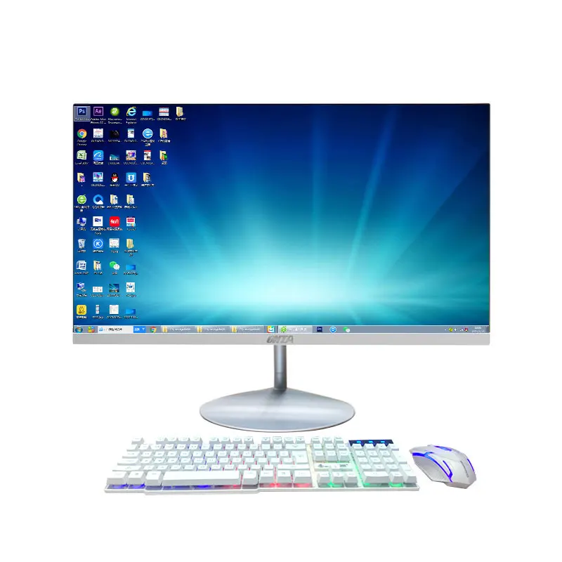 ONTAI 21,5 дюймовый 1920*1080 HD моноблочный компьютер, ноутбуки и настольные компьютеры, дешевый AIO PC Barebone