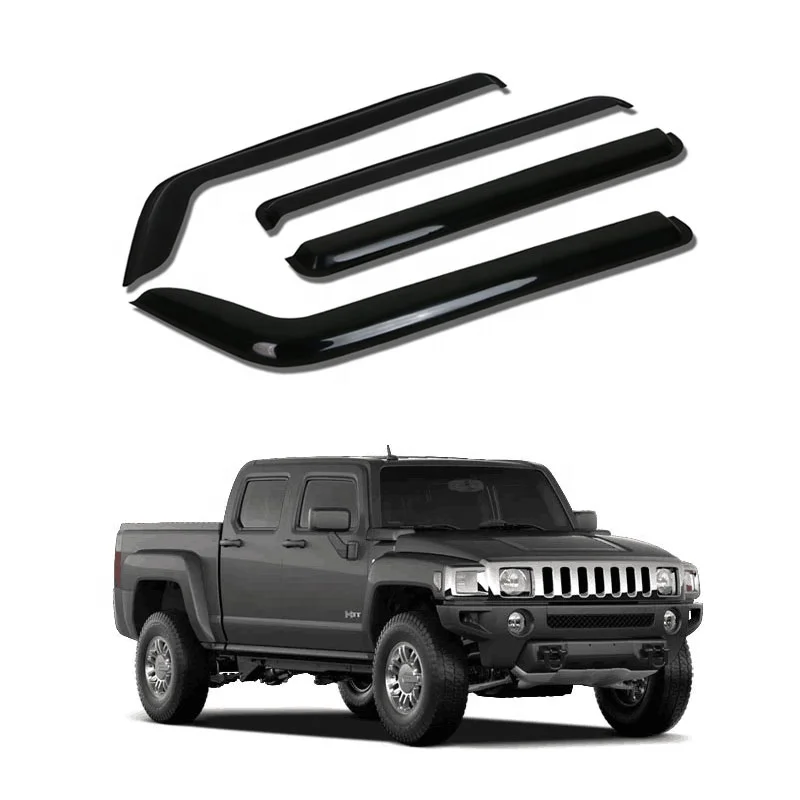 YCSUNZ 4piece/set Side Window Deflector Rain Door Visor For Hummer H3 2005-2010 Accessories