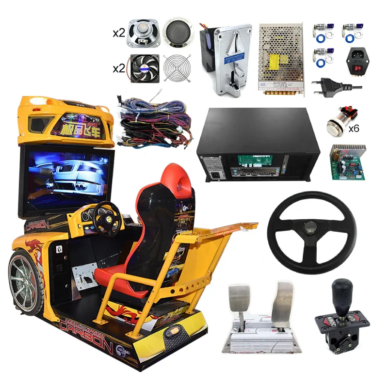 need for speed simulator arcade coin operated NFS driving racing car game machine motherboard kit for sale