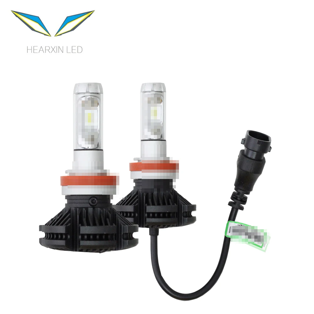 X3 Led Headlight 50W 6000LM H4 LED H7 Car Headlight 8000K H1 H11 9005 HB3 9006 LED fog Lamp Auto  made in China