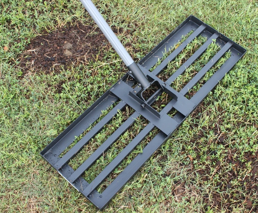 Buy-Wish 30*10inch Lawn Rake suitable for all shafts DIY Gardening Levelawn Tool OEM Support Lawn Leveling Rake