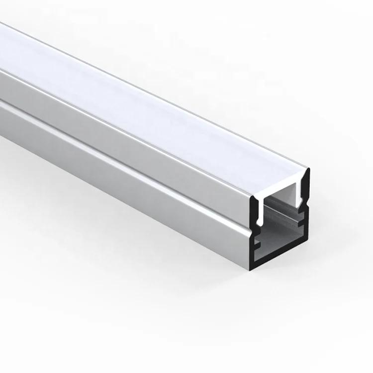 Wholesale Led Strip Light Housing Surface PC Diffuser Alu Profil Silver Black White Extruded Channel Aluminum Led Profile