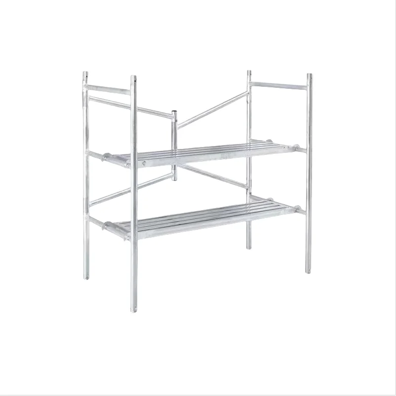 echafaudage--metallique Portable Galvanized Steel Ladder Frame Scaffolding System Mobile Frame Scaffolded
