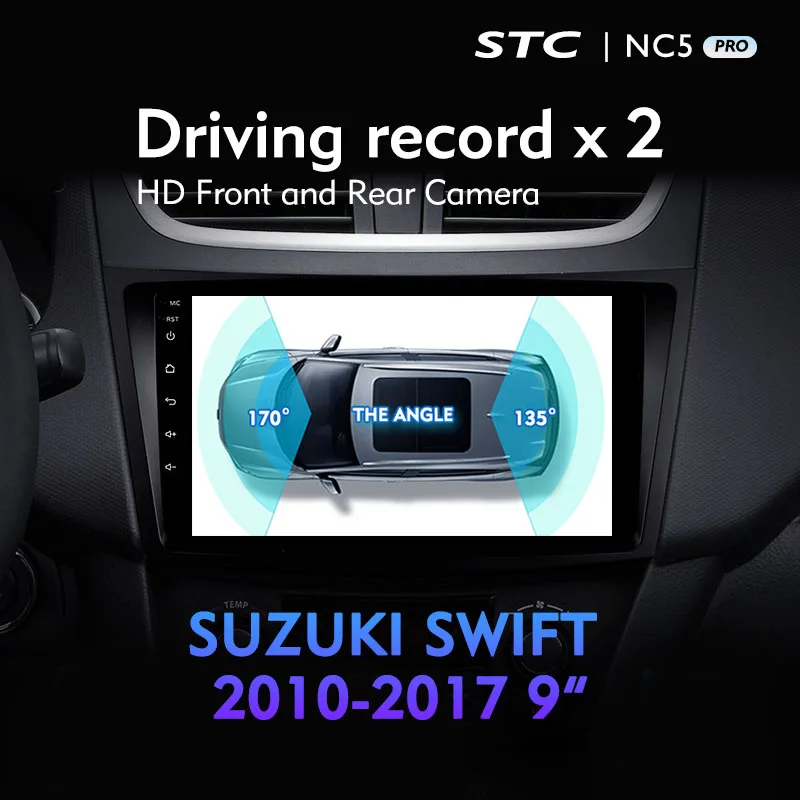 Original 2 Din 9 Inch Android 11 Car DVD Player For SUZUKI Swift 2010-2017 With Carplay BT Radio GPS Navigation