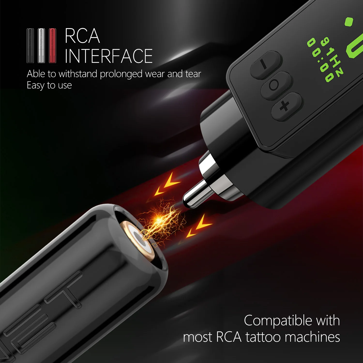 XNET 3.5mm Stroke Portable Lip Eyeline Permanent Makeup Eyebrow P M U Pen Rotary Tattoo Machine Kit with RCA Tattoo Battery