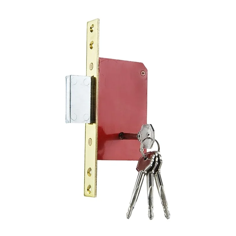 
2 lever magnetic key middle door lock 