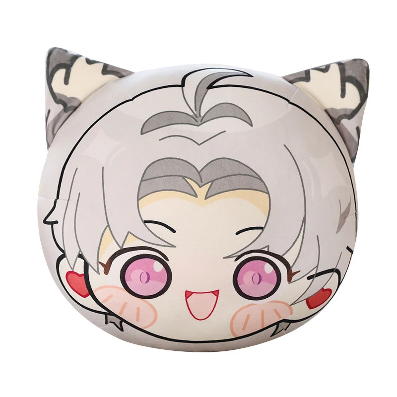 Customizable Mini Short Anime Plush Pillow Keychain Cute Metal Filling Keychain for Comic-Con with Low MOQ Customization Options