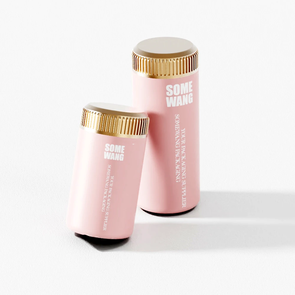 Squeeze Baby Body Powder Bottles 60ml High Quality Factory Price PE Screen Printing Cosmetics Bottles Free Samples Customized