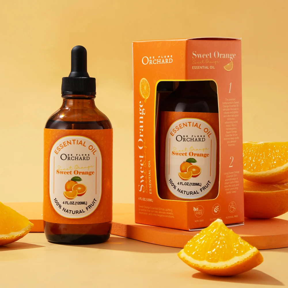 Factory Supply Wholesale Essential Oil  Skin Care Face Body Care Sweet Orange Essential Oil