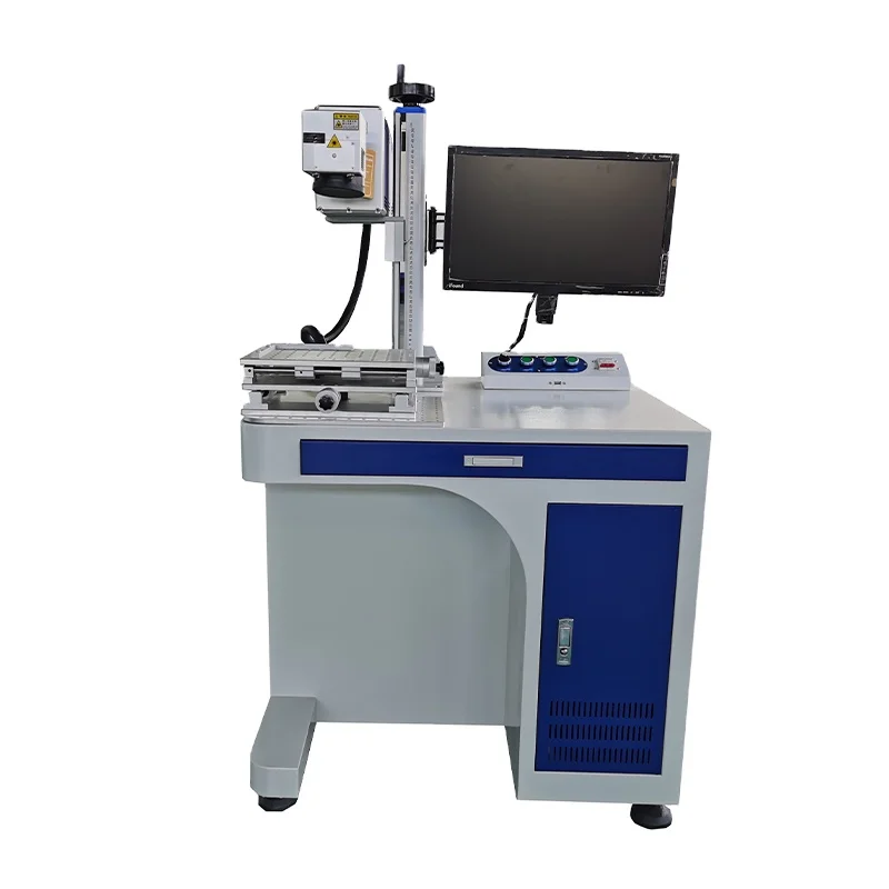 Hot product 2021 Air Cooling  Laser source desktop design CO2 laser marking machine