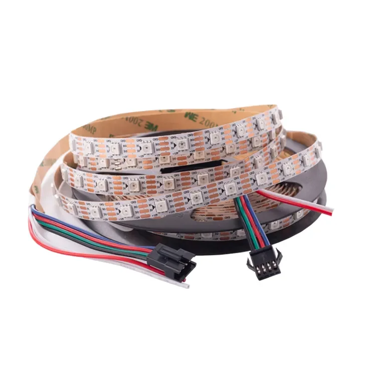 WS2815 12 В встроенный IC breakpoint резюме 5050RGB полноцветная одноточечная Светодиодная лента с одним управлением