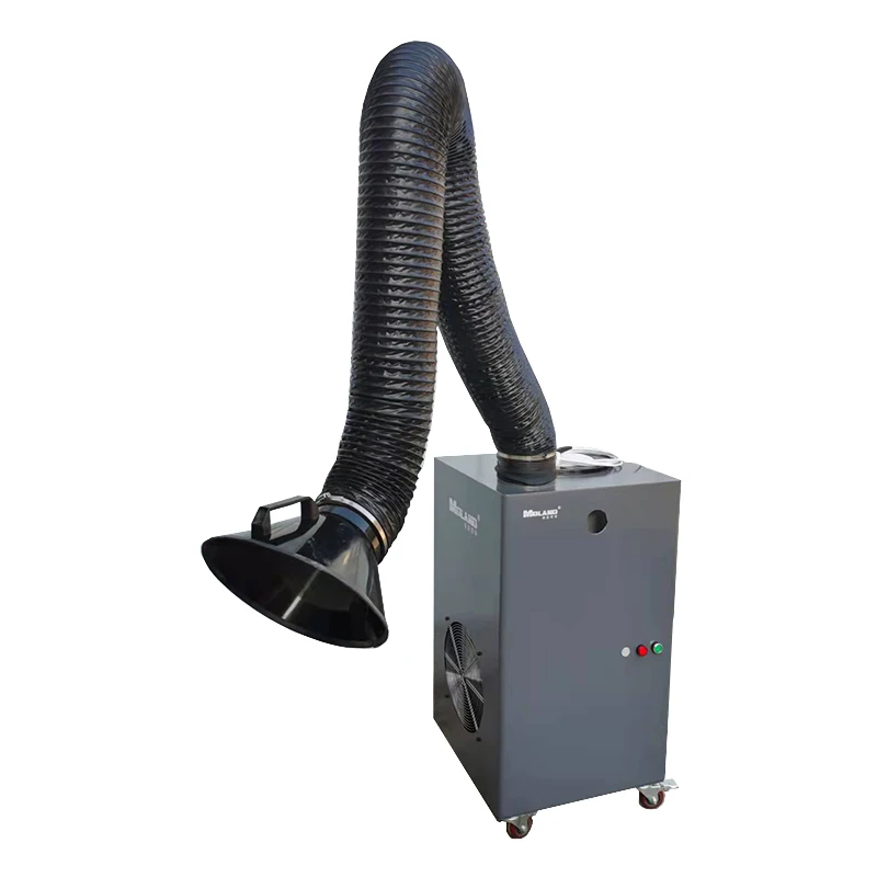 Industrial Dust Collector with Cartridge Filter Movable Welding Fume Extractor with Extraction Arm