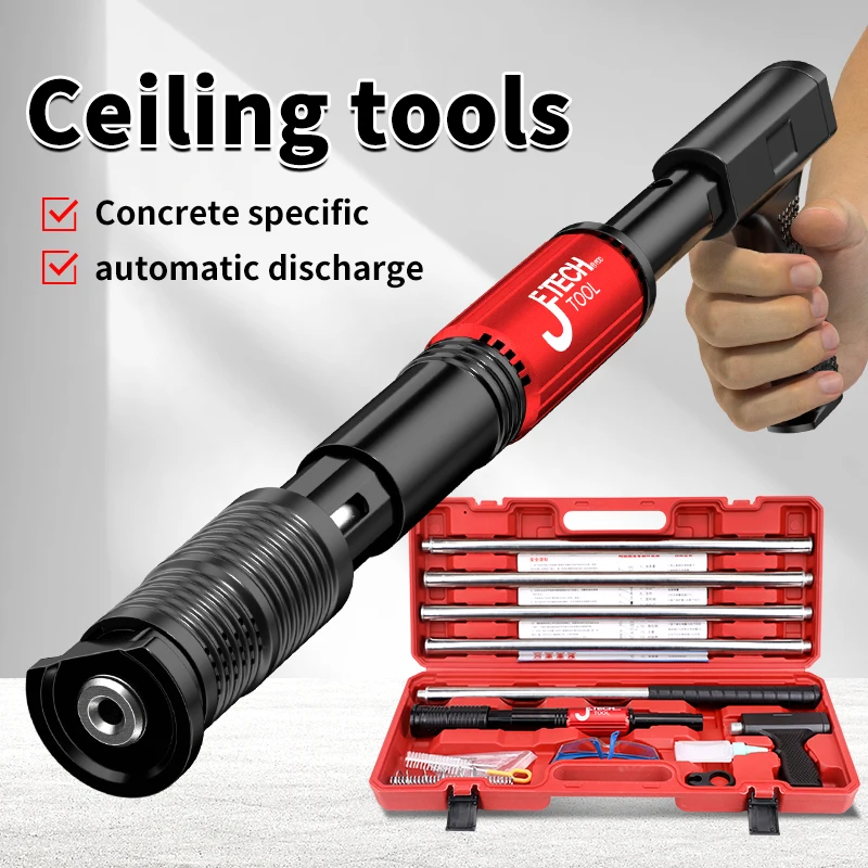 The best-selling nail gun steel and concrete fastening tool is the one-handed cordless nail gun machine wall steel and metal.