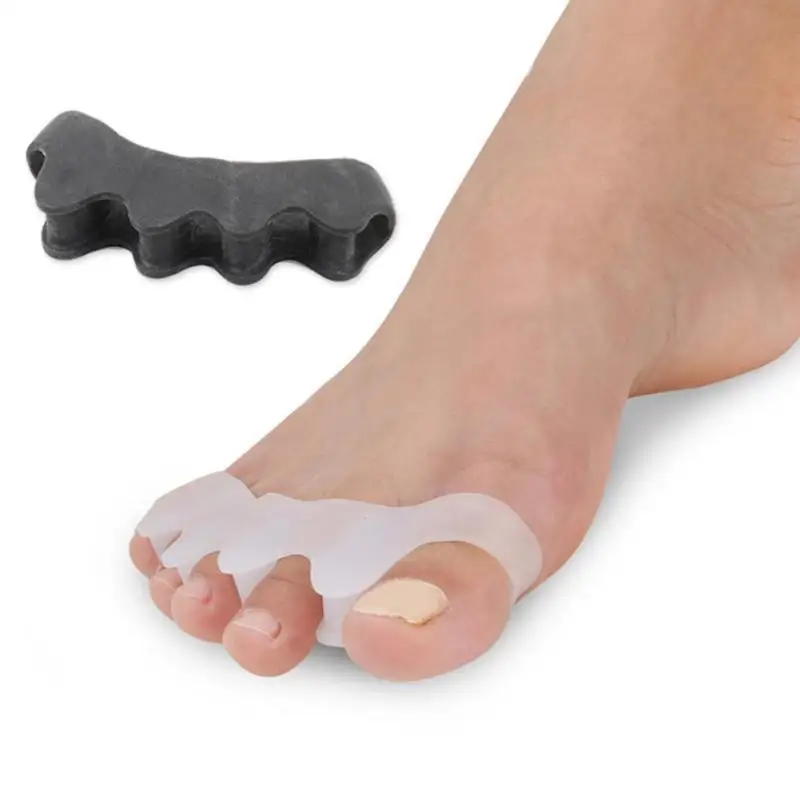 Silicone Toes Straightener Hallux Valgus Bunions Gel Toe Stretcher Separators Corrector