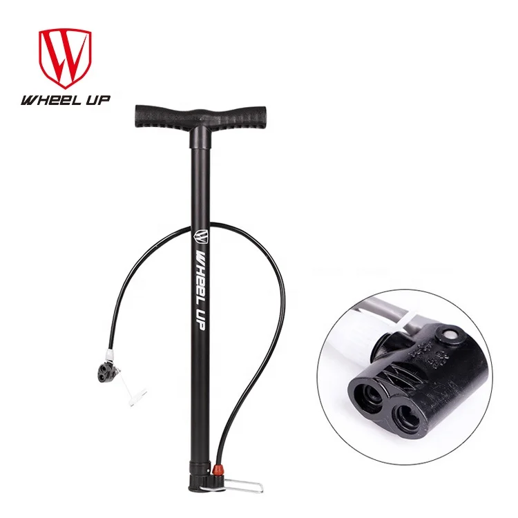 
WHEEL UP 140PSI Presta and Schrader Hand Bicycle Floor Air Pump Aluminum Alloy For MTB BMX & Road Bike Tire Pump 