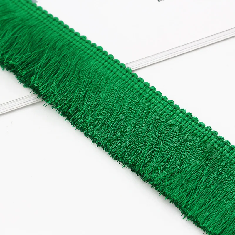 High Quality 3.5CM More Colors Thickness Silky  Fringe Tassel Trimming For Decoration