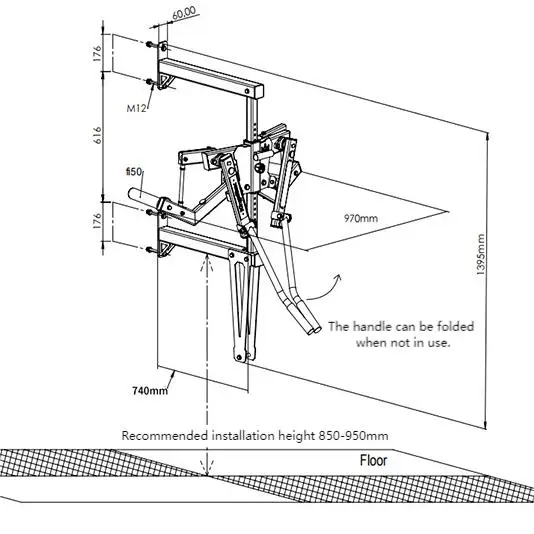Commercial Dual Function Arm Trainer Steel Lateral Raise Exercise Shoulder Equipment for Fitness