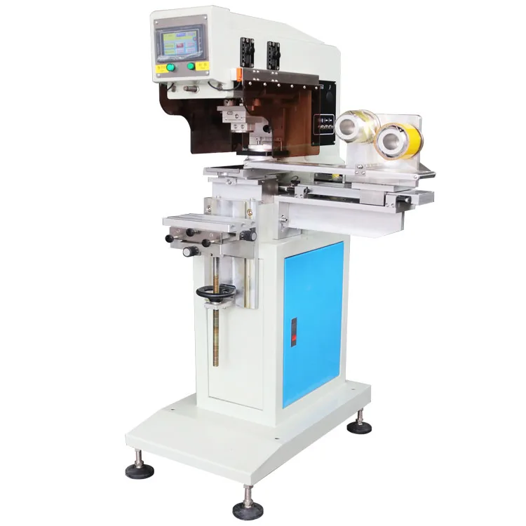 Semi Auto Single Color Pen Logo Flat Plate Shoe Sole Pad Printer Printing Machine