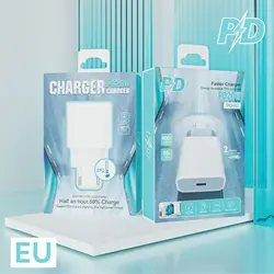 PD 20W  EU US Plug  Charger Adapter QC3.0 Fast Charging USB Travel Mini Quick Charger