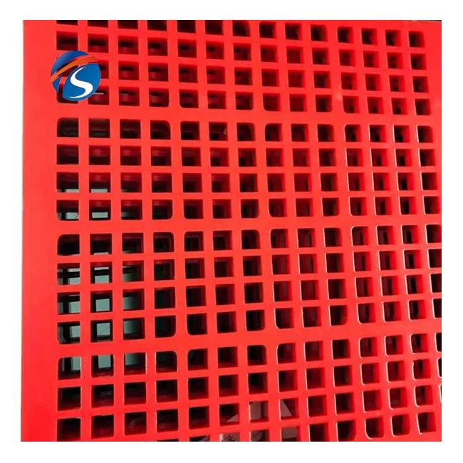Mining sieve mesh 635 vibrating screen plate polyurethane vibrating screen mesh